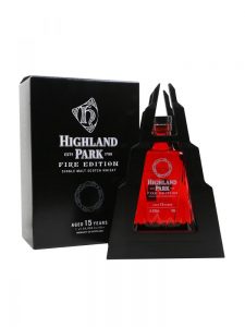 Skotska whisky Highland Park Fire Edition 15y 0