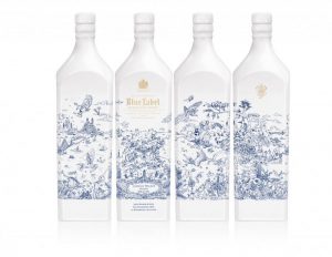 Skotska whisky Johnnie Walker Blue Label Willow 1l 55